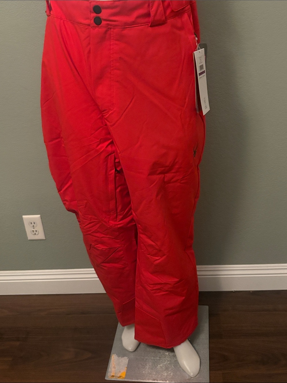 Spyder Men's Red Insulated Ski Pants